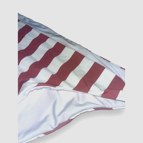 Gianni Bini Candy Stripe Swim Bikini Bottoms | Sz XL, White/Pink NEW! - Picture 4 of 8